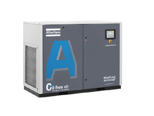 AQ 18 VSD آب تزریق شده آتلس پیچ کمپرسور هوا 18kw 69dB سطح سر و صدا