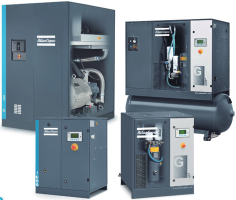 کمپرسور هوا Atlas Copco سری G G2-90 راه حل کامل برای نیازهای صنعتی هوا فشرده