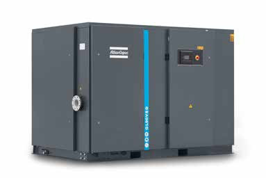 کمپرسور هوا Atlas Copco GL55-90 - موتور IE3 با کارایی بالا با عایق بندی کلاس F و افزایش درجه حرارت کلاس B