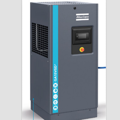 کمپرسور هوا 50 60 هرتز آتلاس VSD پلاس آلومینیوم 15 KW کمپرسور پیچ چرخشی