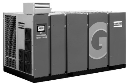 پیچ چرخشی تزریق روغن GA160VSD GA سری از اطلس با ساخت خشک