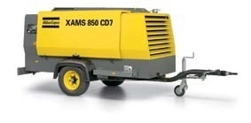 کمپرسور پرتابل XAMS850Cd فشار کاری نامی 8.6 بار 5000*2000*2000 میلی‌متر برای مسابقات و عملکرد
