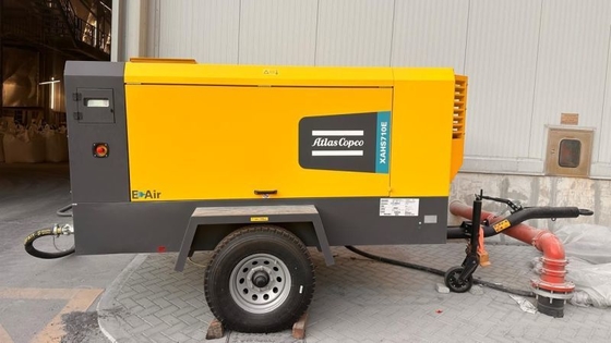 کمپرسور هواپیمایی الکتریکی قابل حمل 160kw Atlas Copco XAHS710E