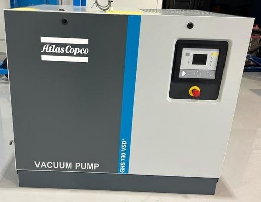 پمپ وکیوم AC صنعتی GHS 730 VSD+ با توان شفت 11 کیلووات و سطح صدای کم 51-73 دسی بل A