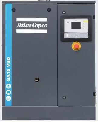 کمپرسور صنعتی سری GA15VSD با طیف فشار 4 تا 10 بار برای کار ساکت طراحی شده است