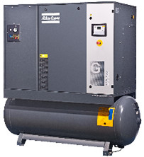 کمپرسور هوا با پیچ آتلس تزریق روغن اقتصادی 22kW G22