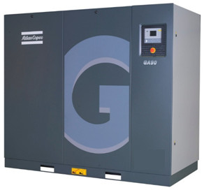 روغن تزریق شده آتلس پیچ کمپرسور هوا GA 45 Vsd 45kw مواد آلومینیوم آلیاژ
