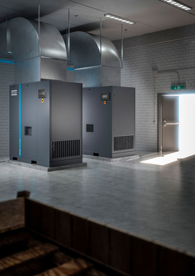 فرکانس متغیر آتلس پیچ چرخنده کمپرسور هوا GA37VSD + FF 37kw