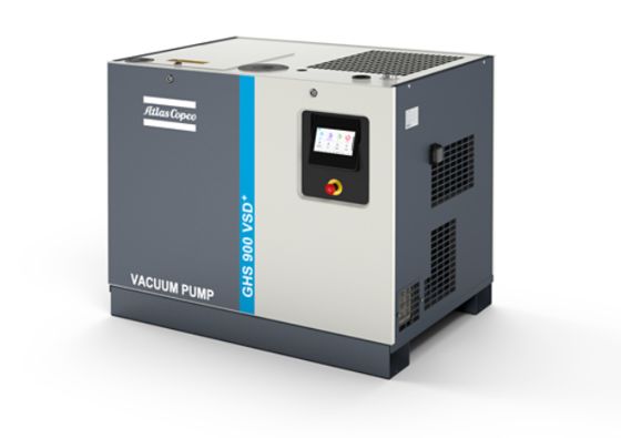 پمپ خلاء GHS 900 VSD+ با فشار نهایی 0.35 میلی‌بار و خروجی 2 1/2 اینچ BSP