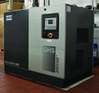 پمپ خلاء تهویه مطبوع 16 لیتر روغن GHS 350 VSD + برای کاربردهای حرفه ای و سنگین