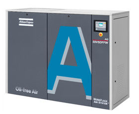 کمپرسور هوا بدون روغن آتلس پیچ 15kw AQ 15 VSD آب تزریق شده